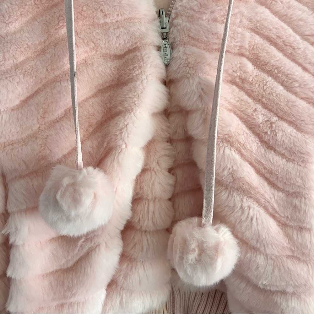 Y2K Pink Faux Fur Jacket - Picture 4 of 9